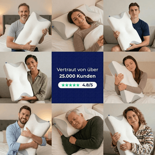 KlimaKissen PRO Kühlendes Nackenstützkissen aus Memory-Schaum